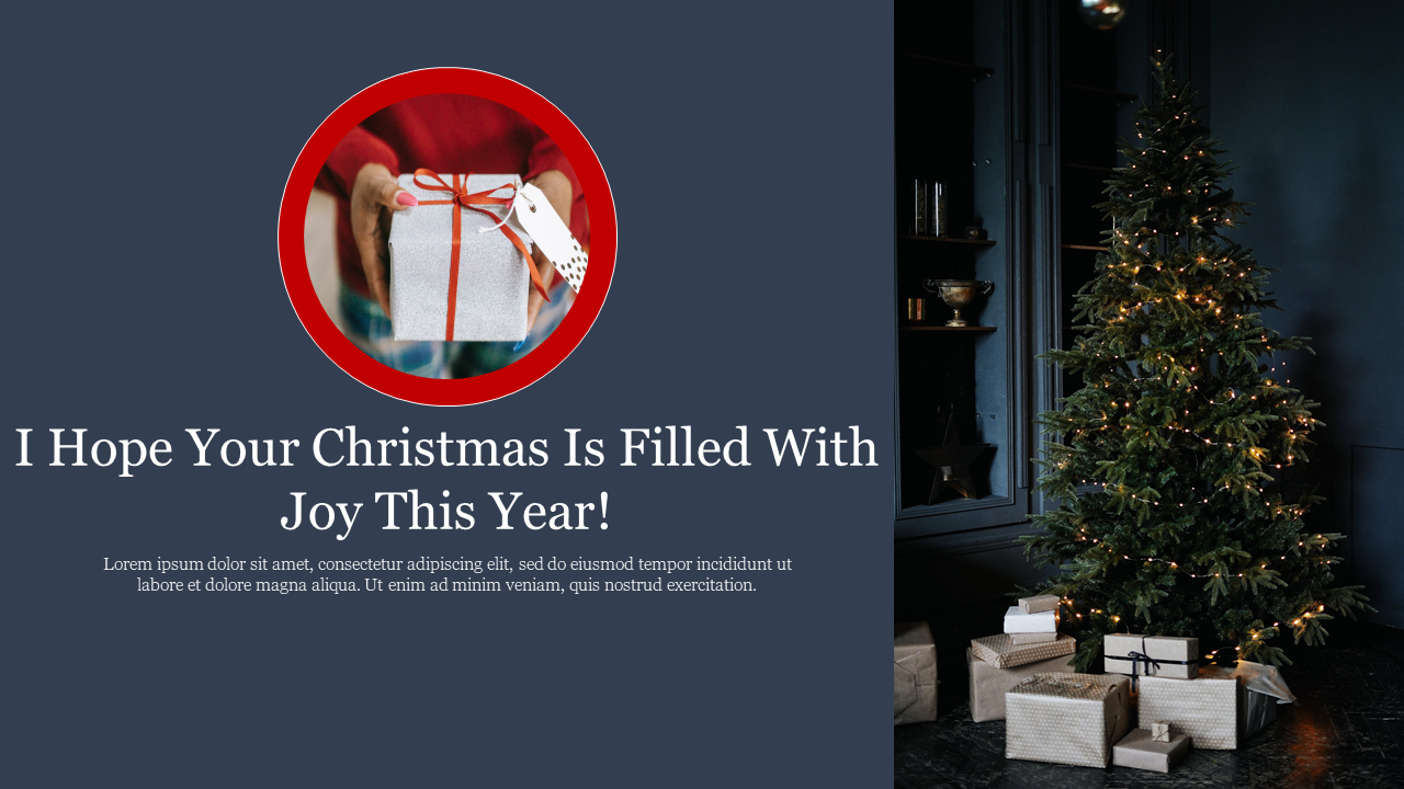 Free - Best PowerPoint Christmas Theme Free For Presentation 